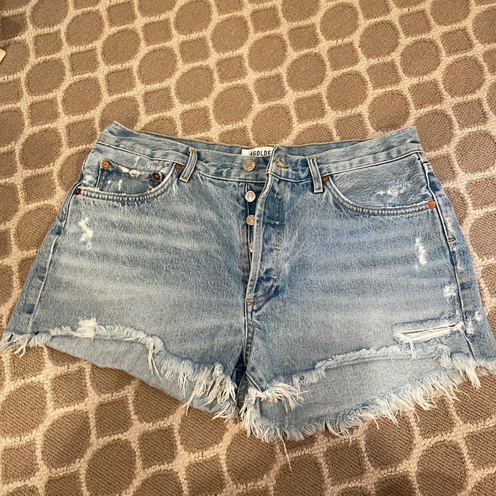 AGOLDE Parker denim shorts